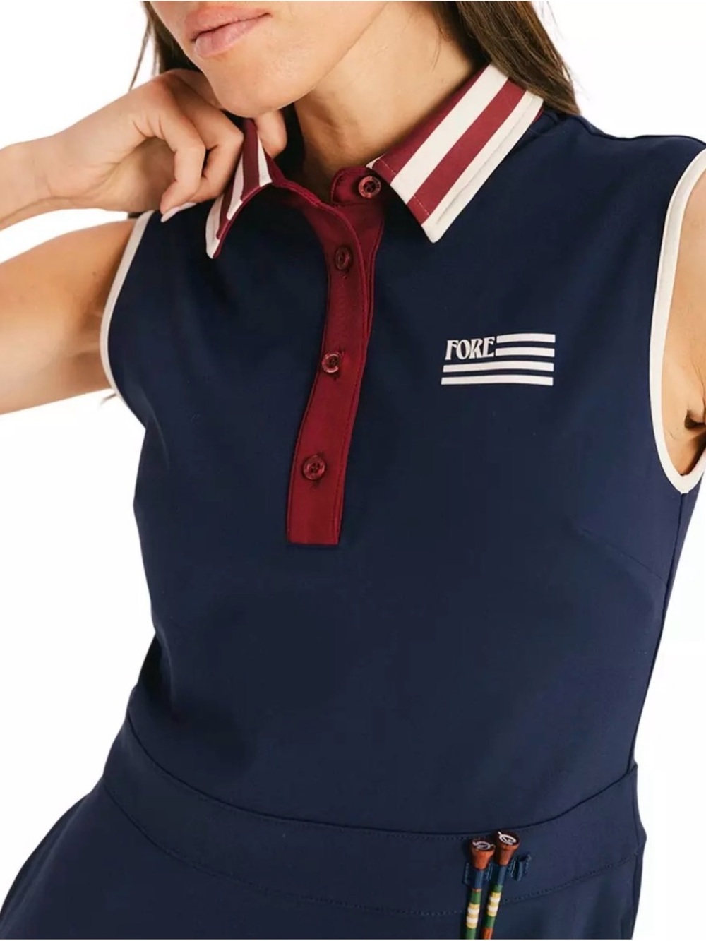 Fore All Jordan Golf Dress- Navy XS Presidents Cup